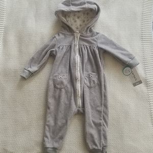 Carter's hooded baby onesie